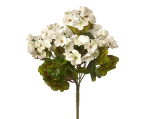 UV Geranium Bush 19" Wh