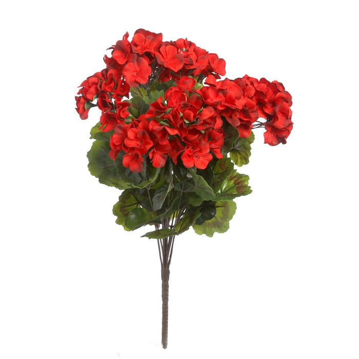 UV Geranium Bush 14 stem 18"