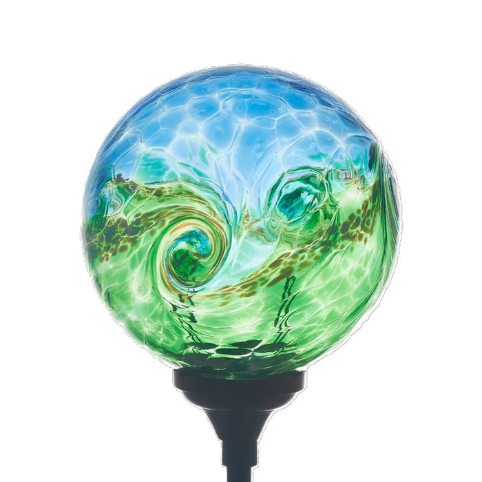 Solar Stake Van Glow Blue/Green