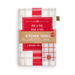 Kitchen Towel Holiday Winnie The Pooh Sit a Bit