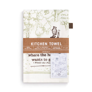 Kitchen Towel Winnie The Pooh Where The Heart