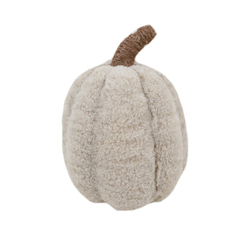 Pumpkins Fleece White Medium