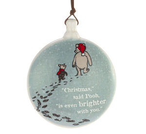 Winnie the Pooh Ornament Disc Brighter with You