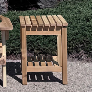 Adirondak Side Table Mennonite Made (solid cedar)(AdirondakTable)