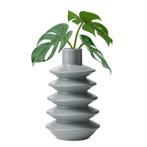 Vase Slate Blue Alba 9.5" Matte