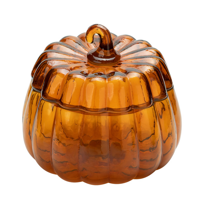 Amber Pumpkin Jar - Small & Large