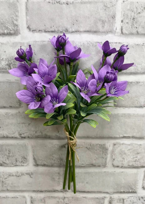 Balloon Flower Bdl Lav 11.5"