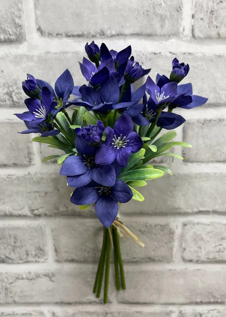 Balloon Flower Bdl Pur 11.5"