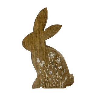 Bunny Wooden Floral (2 sizes)