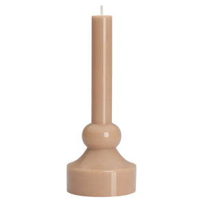 Chess Shape 8h" Candle - Latte-Not Just For The Garden | Metal Art | Décor for Homes, Walls and Gardens | Furniture | Custom Garden Planters and Flower Arrangements | Gifts | Best in KW