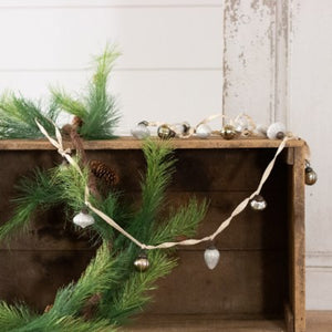 Garland Mini Silver Mercury Glass (7G0439)