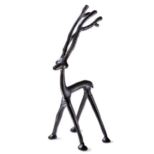 Reindeer Sm Black Cast Aluminum (G20250)