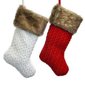 Stocking Velvet 21" - 2 Variants (SG0225)