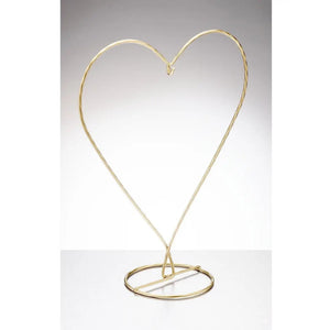 Sienna Display Stand Heart Shape Gold (STHEAGO)