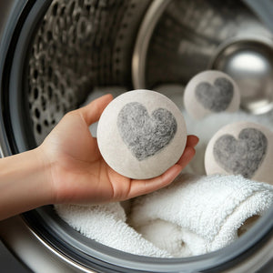 Dryer Ball Heart set/3