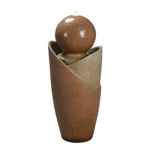 Fountain Ceramic Large Brown Elegance LED