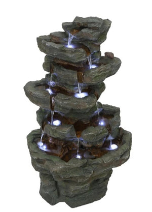 Fountain Multi-Level W 9 LED Lights (79572)