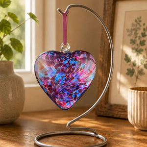 Sienna Heart Friendship 12cm Blue & Pink (HR12BLPI)