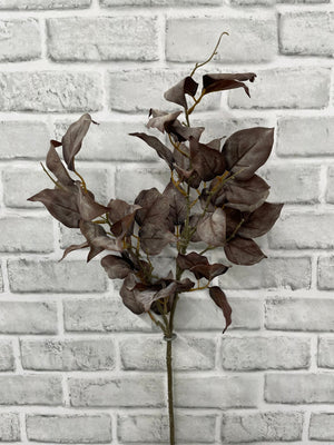 Leaf Spray Dried Look Burgundy 30" (11672BUR)