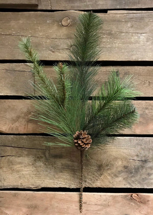 Pine Long Needle and Cone 20" Spray (81738)