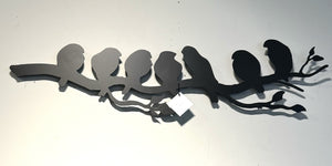 Love Birds Metal Wall Art