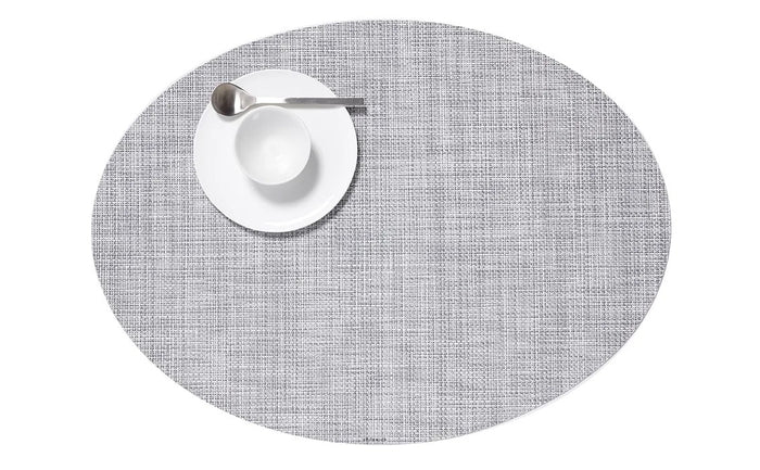 Placemat Chilewich Mini Basketweave Mist Oval