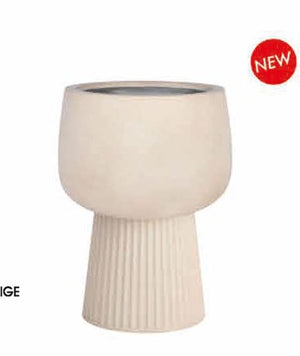 Planter Ficonstone Multi-Use Matte Beige (AD2878BE)
