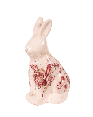 Bunny Pink Toile 8"
