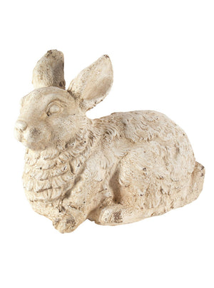 Rabbit Ivory Iron Crouch
