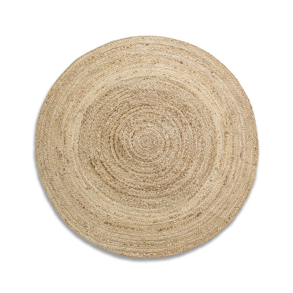 4ft Round Rug – Parchment