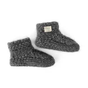 The Giving Slipper Booties - Charcoal Large (9/10)-Not Just For The Garden | Metal Art | Décor for Homes, Walls and Gardens | Furniture | Custom Garden Planters and Flower Arrangements | Gifts | Best in KW