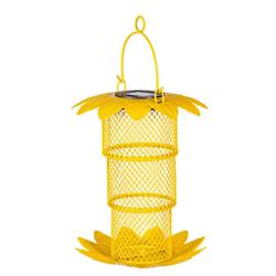 Solar Lantern Collapsible Seed Feeder Yellow (801946833789)