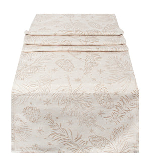 Table Runner 60" Pinecones