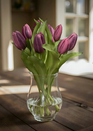 Tulip Dark Plum 12" (10194DKPLUM)