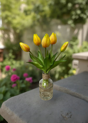Tulip Bundle Mini Wild Yellow 10"
