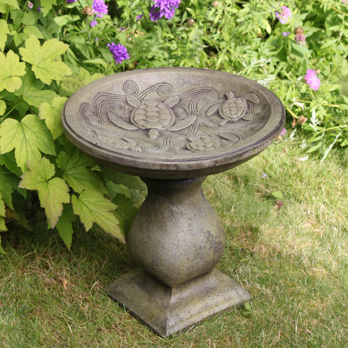 Turtle Birdbath - Small