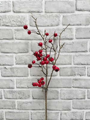 Berry Twiggy Spray Outdoor Matte Red 31.5" (81991MATTR)
