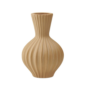Vase Anna Double Gourd 6.25h" Sandstone Glaze Ceramic