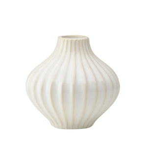 Short Gourd 4.5h" White Glaze Ceramic Vase-Not Just For The Garden | Metal Art | Décor for Homes, Walls and Gardens | Furniture | Custom Garden Planters and Flower Arrangements | Gifts | Best in KW