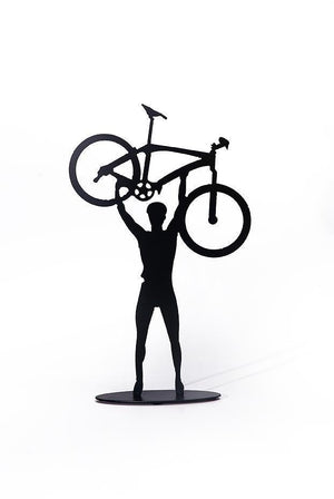 Biking Metal Sculptures Assorted-Not Just For The Garden | Metal Art | Décor for Homes, Walls and Gardens | Furniture | Custom Garden Planters and Flower Arrangements | Gifts | Best in KW