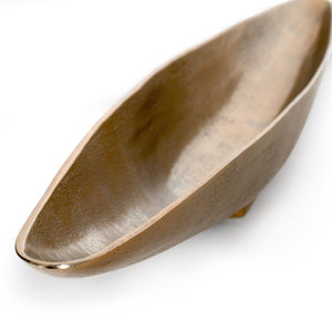 Bowl Tapered Boat Gold-Not Just For The Garden | Metal Art | Décor for Homes, Walls and Gardens | Furniture | Custom Garden Planters and Flower Arrangements | Gifts | Best in KW