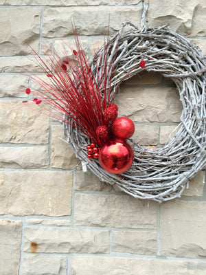Holiday Door Design - Wreath Assorted-Not Just For The Garden | Metal Art | Décor for Homes, Walls and Gardens | Furniture | Custom Garden Planters and Flower Arrangements | Gifts | Best in KW