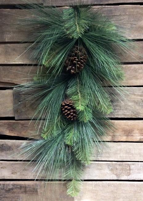 Holiday faux greenery
