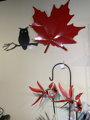 Maple Leaf Metal Wall Art-Not Just For The Garden | Metal Art | Décor for Homes, Walls and Gardens | Furniture | Custom Garden Planters and Flower Arrangements | Gifts | Best in KW