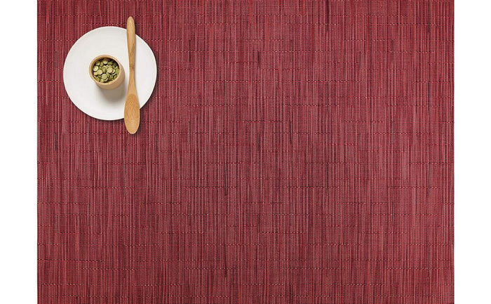 Placemat Chilewich Bamboo Weave Cranberry