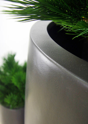 Planter Fiberglass Anthracite-Not Just For The Garden | Metal Art | Décor for Homes, Walls and Gardens | Furniture | Custom Garden Planters and Flower Arrangements | Gifts | Best in KW