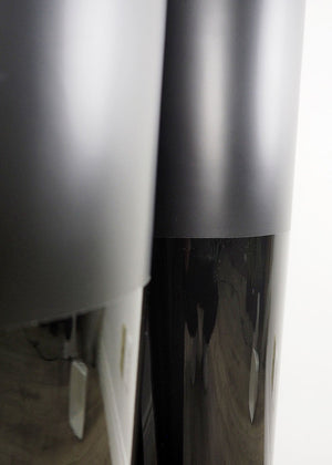 Planter Fiberglass Flute Black-Not Just For The Garden | Metal Art | Décor for Homes, Walls and Gardens | Furniture | Custom Garden Planters and Flower Arrangements | Gifts | Best in KW