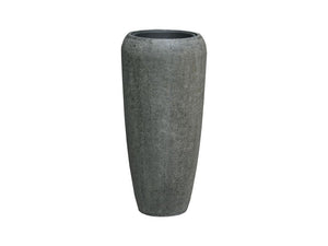 Planter Fiberstone Tall Round Taper w/insert-Not Just For The Garden | Metal Art | Décor for Homes, Walls and Gardens | Furniture | Custom Garden Planters and Flower Arrangements | Gifts | Best in KW