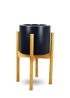 Planter Navy w/stand-Not Just For The Garden | Metal Art | Décor for Homes, Walls and Gardens | Furniture | Custom Garden Planters and Flower Arrangements | Gifts | Best in KW