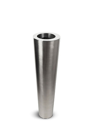 Planter Stainless Steel Flute-Not Just For The Garden | Metal Art | Décor for Homes, Walls and Gardens | Furniture | Custom Garden Planters and Flower Arrangements | Gifts | Best in KW